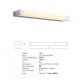 Iluminat pentru baie - Aplica LED de perete pentru baie design liniar Brand crom