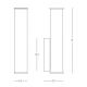 Iluminat pentru baie - Aplica LED pentru baie stil minimalist Cleo