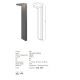 Stalpi - Stalp LED iluminat exterior modern IP54 Hugo H-65cm