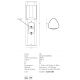 Stalpi - Stalp LED iluminat exterior cu 2 prize/220-240V IP54 Nash