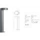 Stalpi - Stalp LED iluminat exterior modern IP65 Bernie