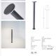 Stalpi - Stalp LED iluminat exterior modern IP65 Jessi