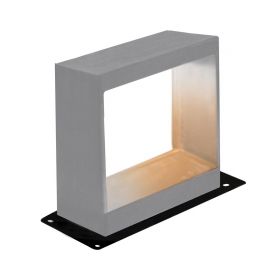 Stalpi - Mini Stalp LED din beton pentru iluminat exterior IP54 Luna H-35cm