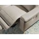 Canapele - Canapea 2 locuri eleganta, design LUX cu functia relax Cowhide taupe grey
