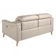 Canapele - Canapea 2 locuri eleganta, design LUX cu functia relax Cowhide taupe grey