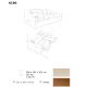 Canapele - Canapea 3 locuri eleganta, design LUX cu functia relax Cowhide taupe grey