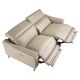 Canapele - Canapea 3 locuri eleganta, design LUX cu functia relax Cowhide taupe grey