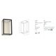 Aplice - Aplica LED pentru iluminat exterior decorativ IP65 Beck