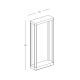 Stalpi - Stalp LED pentru iluminat exterior decorativ IP65 Beck H-50cm