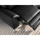 Canapele - Canapea 3 locuri eleganta, design LUX cu functia relax Cowhide black