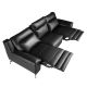 Canapele - Canapea 3 locuri eleganta, design LUX cu functia relax Cowhide black