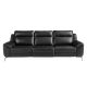 Canapele - Canapea 3 locuri eleganta, design LUX cu functia relax Cowhide black