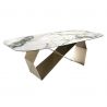 Masa dining deosebita design LUX Porcelain-Marble 240cm