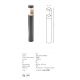 Stalpi - Stalp LED pentru iluminat exterior decorativ IP54 Essie H-65cm