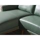 Coltare - Coltar LUX design italian cu sezlong stanga Cowhide verde