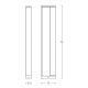 Stalpi - Stalp LED pentru iluminat exterior decorativ IP54 Remy H-78cm