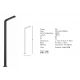 Stalpi - Stalp LED pentru iluminat exterior decorativ IP54 Tred H-78cm