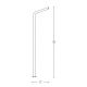 Stalpi - Stalp LED pentru iluminat exterior decorativ IP54 Tred H-78cm