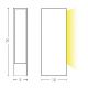 Stalpi - Mini Stalp LED pentru iluminat exterior decorativ IP65 Kylee grafit H-25cm