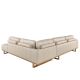 Coltare - Coltar dreapta LUX design italian Cowhide sand