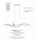 Pendule, Lustre suspendate - Lustra suspendata LED CCT si telecomanda ATHESA