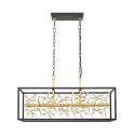 Lustra eleganta design modern Spring auriu, negru