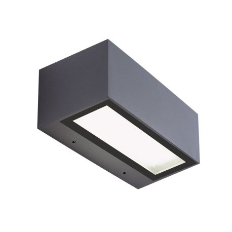 Aplice - Aplica LED iluminat exterior ambiental IP65 Fannel gri