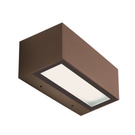 Aplice - Aplica LED iluminat exterior ambiental IP65 Fannel maro