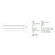 Aplice - Aplica LED iluminat exterior ambiental IP65 Slim L-50cm