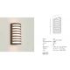 Aplice - Aplica de exterior LED design decorativ IP65 Elys I