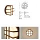 Aplice - Aplica de exterior LED design decorativ IP65 Neves