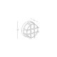 Aplice - Aplica de exterior LED design decorativ IP65 Neves