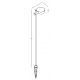 Tarusi - Proiector LED inalt cu tarus iluminat exterior decorativ IP65 Keahi