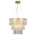 Lustra suspendata design modern Tifanny auriu