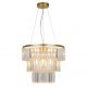 Candelabre, Lustre - Lustra suspendata design modern Tifanny auriu