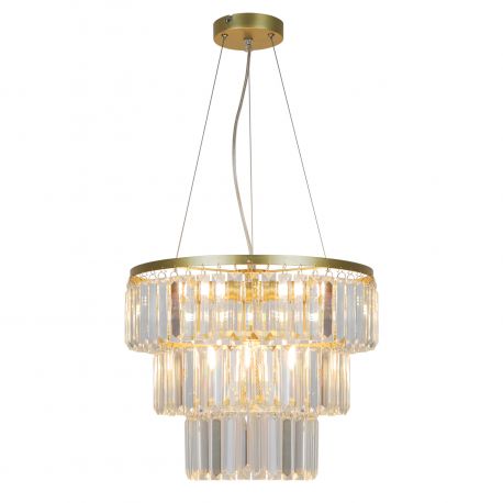 Candelabre, Lustre - Lustra suspendata design modern Tifanny auriu