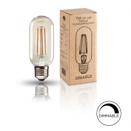 Becuri E27 - Bec LED Vintage E27 dimabil T45 8W