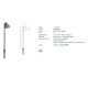 Tarusi - Proiector cu tarus iluminat exterior decorativ IP65 Shira H-60cm