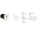 Spoturi - Spot LED incastrabil de exterior iluminat scari ambiental IP65 Dary C