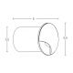 Spoturi - Spot LED incastrabil de exterior iluminat scari ambiental IP65 Evy A