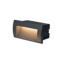 Spot LED incastrabil de exterior iluminat ambiental IP65 Rajal grafit