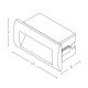 Spoturi - Spot LED incastrabil de exterior iluminat ambiental IP65 Rajal grafit