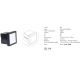 Spoturi - Spot LED incastrabil de exterior iluminat ambiental IP65 Myron