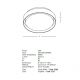 Plafoniere - Plafoniera LED de exterior iluminat IP65 Kybel D-27cm