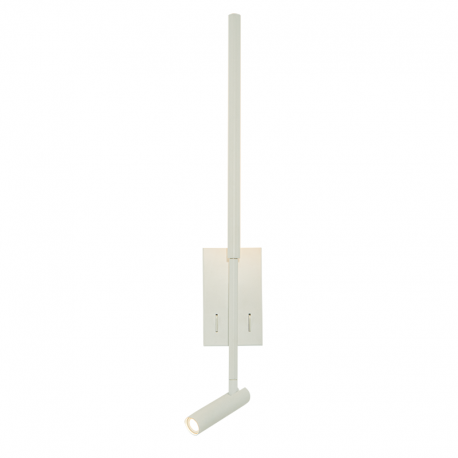 Aplice, corpuri de iluminat pentru pereti - Aplica LED de perete stil minimalist Mija alba