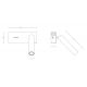 Aplice, corpuri de iluminat pentru pereti - Aplica de perete cu spot LED directionabil, USB Charger Nihad alba