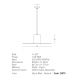 Pendule, Lustre suspendate - Lustra/pendul design decorativ natural Paper D-60cm