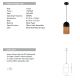 Pendule, Lustre suspendate - Lustra/pendul design decorativ natural Paper D-18cm
