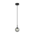 Pendul design decorativ Iris D-12,5cm fumuriu