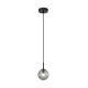 Pendul design decorativ Iris D-12,5cm fumuriu